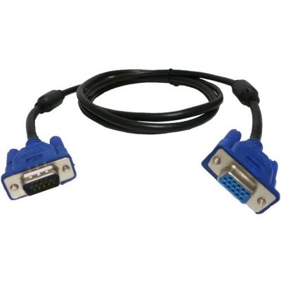 Шнур VGA з фільтром діаметр 9.0 мм 1 метр , код: 5403005 у категорії VGA – Купити зараз! Зображення Шнур VGA з фільтром діаметр 9.0 мм 1 метр у категорії VGA
