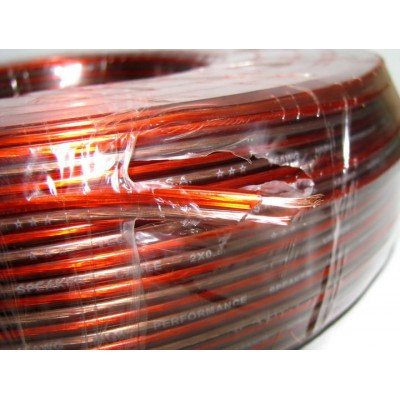 Зображення Кабель акустичний 2х0.50 прозорий мідний у категорії АКУСТИЧНИЙ КАБЕЛЬ