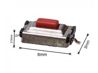 Зображення Мікрик 3х6х2.5 mm у категорії МІКРИКИ, ПЕРЕМИКАЧІ