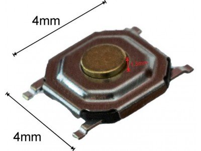 Зображення Мікрик 4х4х1.5mm у категорії МІКРИКИ, ПЕРЕМИКАЧІ