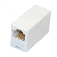 Перехідник гніздо 8p8c - гніздо 8p8c || бочка RJ-45