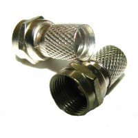 Штекер F для кабеля  # 6.2х18 цинк