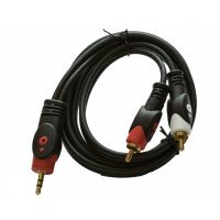Шнур джек 3.5 - 2RCA HQ 1.8 метра