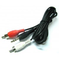 Шнур штекер 3.5 - RCA  1.2m