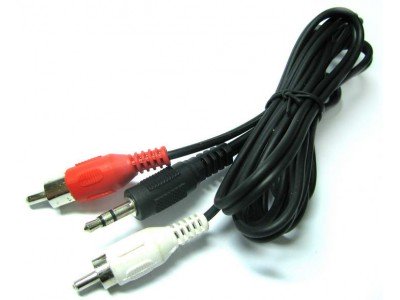 Зображення Шнур штекер 3.5 - RCA  1.2m у категорії Штекер 3.5