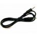 Зображення Шнур штекер 3.5 стерео - штекер 3.5 стерео 4.0мм чорний 1.2 метра у категорії Штекер 3.5
