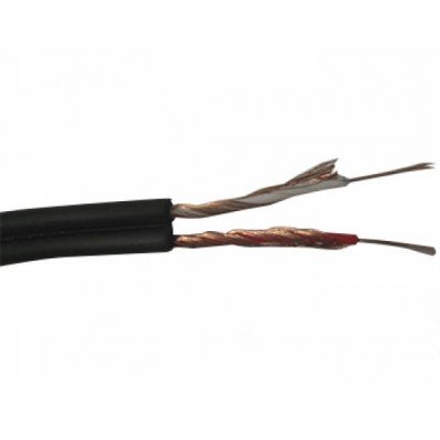 Зображення Кабель RCA 2 жили 2.6х5.2мм CU чорний у категорії Кабельно-провідникова продукція