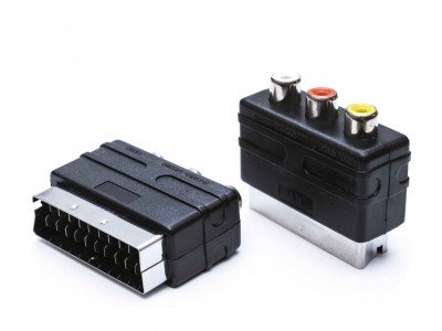 Зображення Перехідник штекер Скарт/3 гнізда RCA  (IN) у категорії СКАРТ - ПЕРЕХІДНИКИ