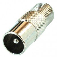 Перехідник штекер ТВ - F-гніздо