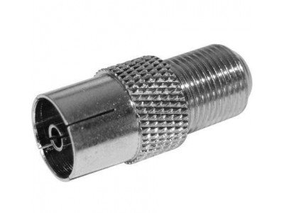 Зображення Перехідник гніздо ТВ - F-гніздо у категорії Телевізійні штекера