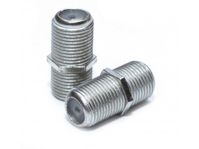 Зображення Перехідник F-бочка (F-гн./F-гн.)  21mm у категорії Телевізійні перехідники