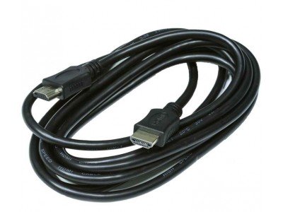 Зображення Кабель  HDMI - HDMI GOLD V-1.4 діам 6.0мм чорний  10 метрів у категорії Hdmi