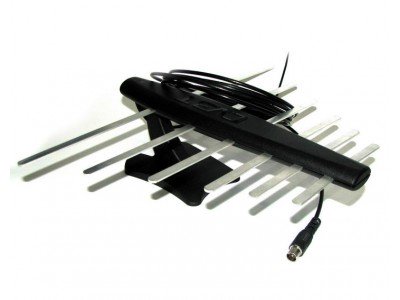 Зображення Телевізійна антена T2 Logo-12k кімнатна з підсилювачем +35дб у категорії Телевізійні антени