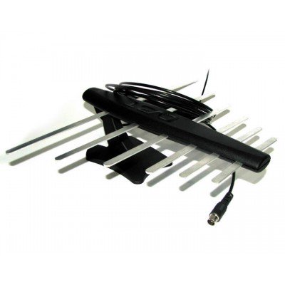 Зображення Телевізійна антена T2 Logo-12k кімнатна з підсилювачем +35дб у категорії Телевізійні антени