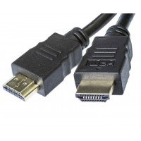 Кабель HDMI - HDMI V-1.4 діам ( 6мм) + фільтр чорний 1м. Кабель HDMI - HDMI V-1.4 діам ( 6мм) + фільтр чорний 1м.