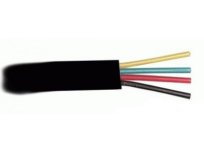 Зображення Кабель телефонний 6p4c чорний у категорії Телефонний кабель