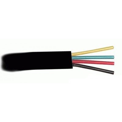 Зображення Кабель телефонний 6p4c чорний у категорії Телефонний кабель