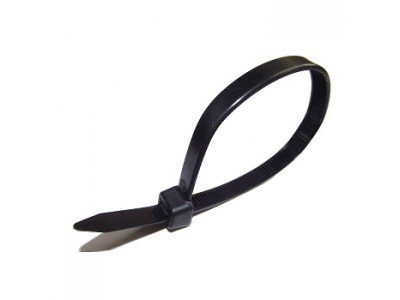 Зображення Стяжки нейлонові 150х3.0 мм чорні у категорії Стяжки, хомути