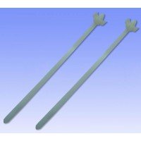 Хомут з дюбелем 160*4,8 (білий) (100шт.)