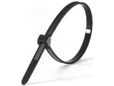 Зображення Хомут 370х5.0 чорний (100шт.) у категорії Стяжки, хомути