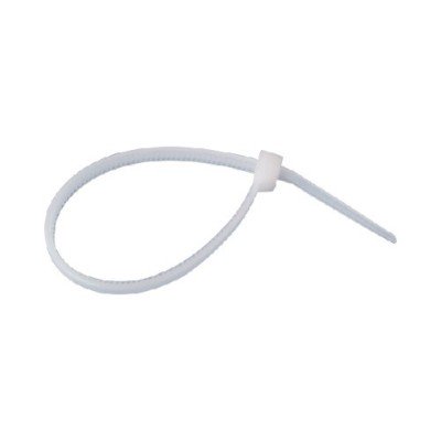 Хомут 400х5.0 білий (100шт.)