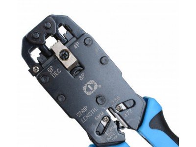 Зображення Інструмент обтискний 4р4с, 6р4с, 8p8c TL-2008A у категорії Інструменти