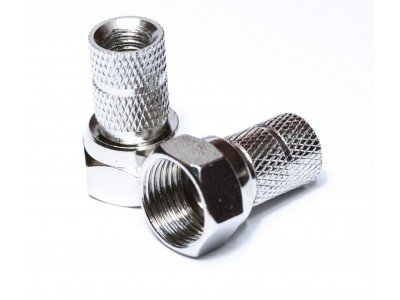 Зображення Штекер F для кабеля  # 4.7х18 латунь у категорії F - роз'єми