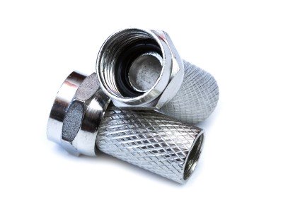 Зображення Штекер F для кабеля  # 6.6х17 цинк у категорії F - роз'єми