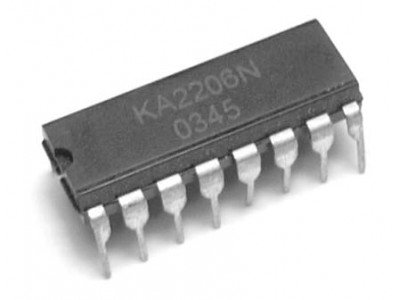 Зображення KA2206B || Підсилювач низької частоти DIP-16 у категорії KA