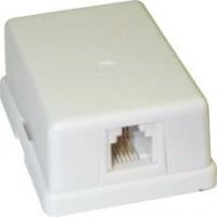 Коробка телефонна --1гн.RG11 (6P4C) Коробка телефонна --1гн.RG11 (6P4C)