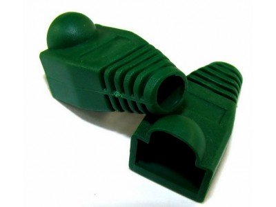 Зображення Ковпачок 8p8c RJ-45 || зелений у категорії Штекер інтернет мережа