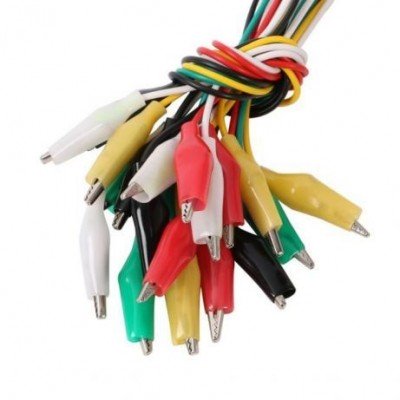 Зображення Крокодил L=50 (білий) у категорії ЗАЖИМИ КРОКОДИЛИ