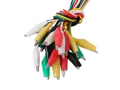 Зображення Крокодил L=50 (жовтий) у категорії ЗАЖИМИ КРОКОДИЛИ