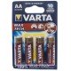 LR06 (AA) VARTA 4706 Maxi-Tech 1x4 LR06 (AA) VARTA 4706 Maxi-Tech 1x4
