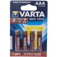 Батарейка LR03 (AAA) VARTA 4703 Maxi-Tech 1x4