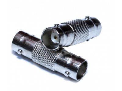 Зображення Перехідник гніздо BNC - гніздо BNC (бочка) цинк у категорії BNC - ПЕРЕХІДНИКИ