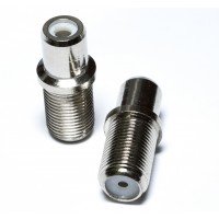Перехідник гніздо RCA/гніздо F (+ гайка)