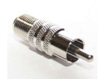 Зображення Перехідник штекер RCA /F-гніздо (Латунь) у категорії