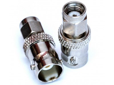 Зображення Перехідник штекер RP-SMA plug - гніздо BNC ,Латунь у категорії SMA - ПЕРЕХІДНИКИ