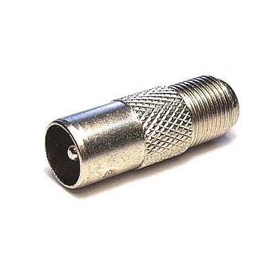 Зображення Перехідник штекер ТВ - F-гніздо (CU) у категорії Телевізійні штекера