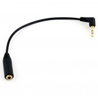 Шнур штекер 2.5ст./гніздо 3.5ст. (0.1м) Gold Шнур штекер 2.5ст./гніздо 3.5ст. (0.1м) Gold