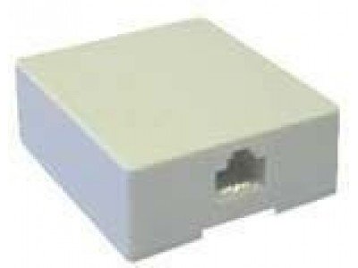 Зображення Розетка Інтернет х1 (8P8C) наружня / під гайку у категорії ІНТЕРНЕТ 8P8C ,RJ45