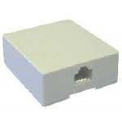 Зображення Розетка Інтернет х1 (8P8C) наружня / під гайку у категорії ІНТЕРНЕТ 8P8C ,RJ45