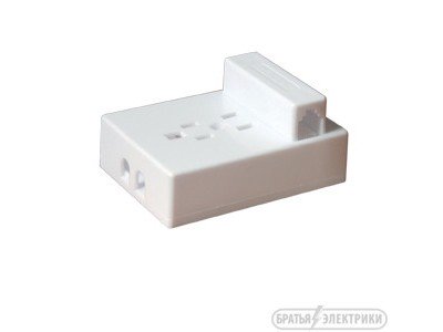 Зображення Розетка телефонна.ua+2 euro (біла) у категорії RJ11 - ТЕЛЕФОНІЯ