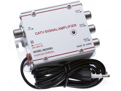 Зображення Розгалужувач активний 8620SB3 (+20db) 3 ТВ у категорії Розгалужувачі антенні
