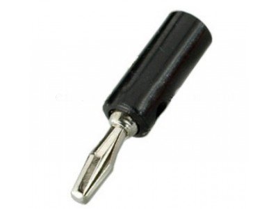 Зображення Штекер Banan, п\гвинт, корпус пластик,(чорний) у категорії ЩУПИ ДЛЯ МУЛЬТИМЕТРІВ