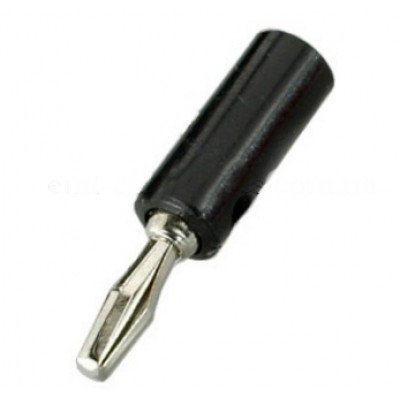 Зображення Штекер Banan, п\гвинт, корпус пластик,(чорний) у категорії ЩУПИ ДЛЯ МУЛЬТИМЕТРІВ