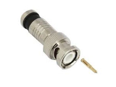 Зображення Штекер BNC компресійний під кабель RG-59, латунь у категорії BNС