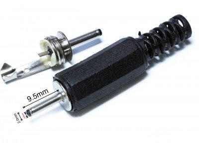Зображення Штекер DC/0.5*2.0mm х 9.5mm у категорії Штекер DC