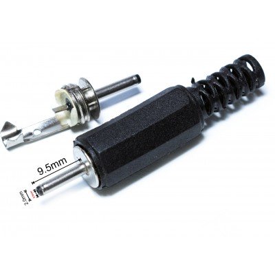 Зображення Штекер DC/0.5*2.0mm х 9.5mm у категорії Штекер DC